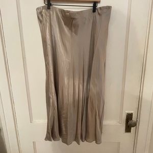 Satin Midi Skirt